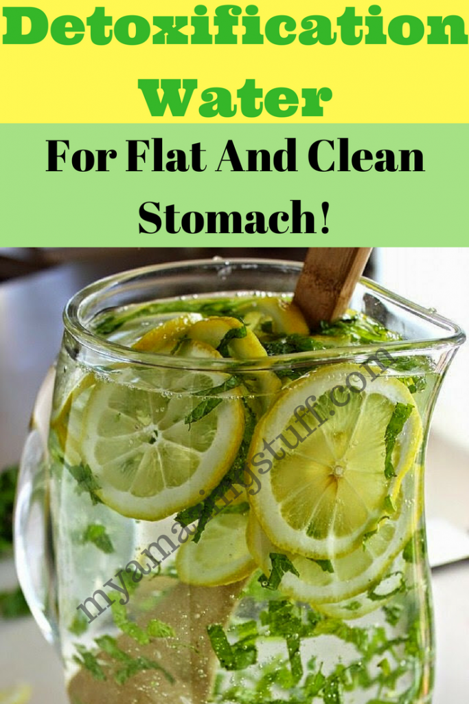 Detoxification Water For Flat And Clean Stomach!