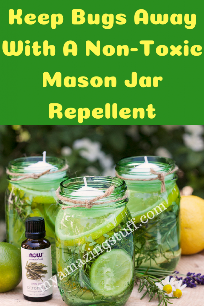 Keep Bugs Away With A Non-Toxic Mason Jar Repellent