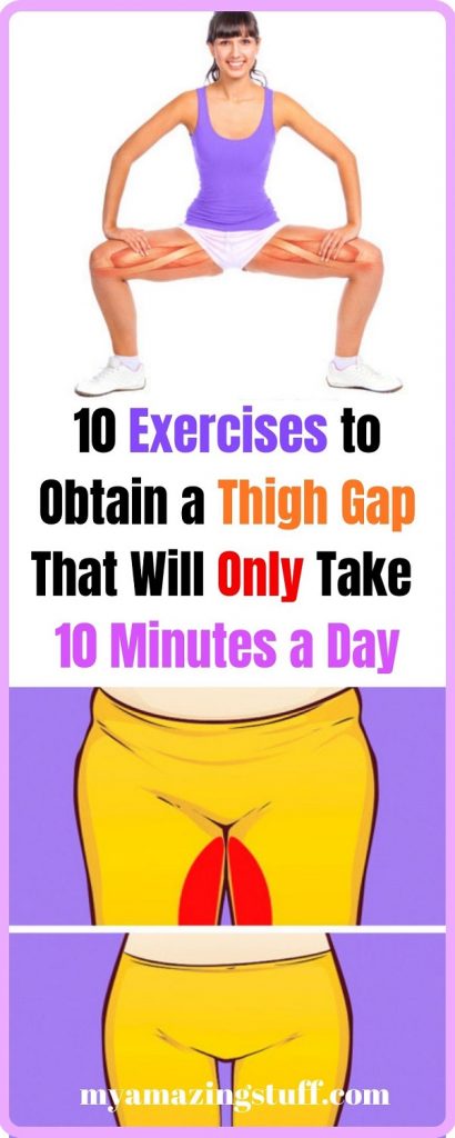 10 Exercises to Obtain a Thigh Gap That Will Only Take 10 Minutes a Day